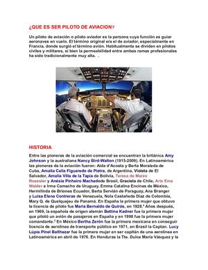 Que Es Ser Piloto De Aviacion