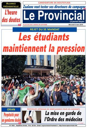 Le Provincial du 06-03-2019 - N° 1933