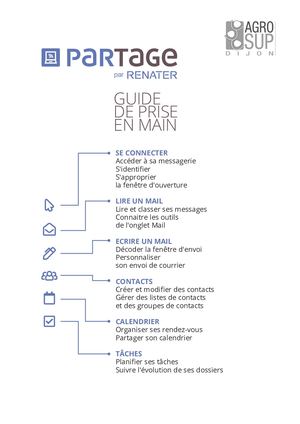 Guide Prise En Main Partage - AgroSup Dijon