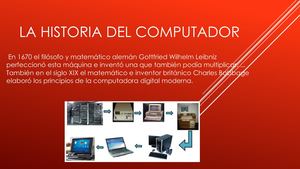 La Historia Del Computador