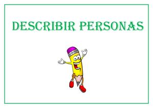 Describir personas