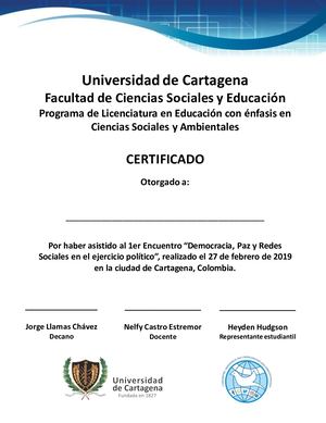 Certificado