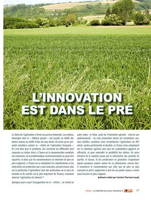 Focus L'innovation Est Dans Le Pré