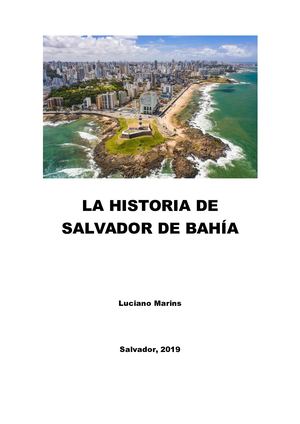 La Historia De Salvador De Bahía