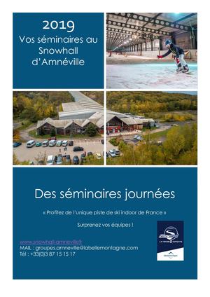 Plaquette Séminaire Snow Hall 2019