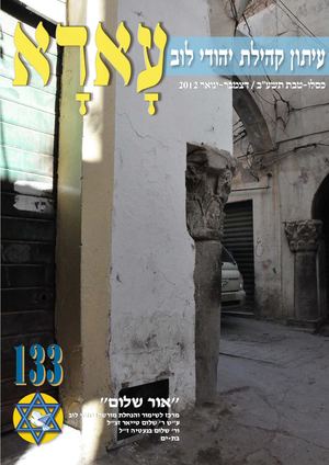 עאדא גיליון מס' 133- (כסליו-טבת) תשע"ב