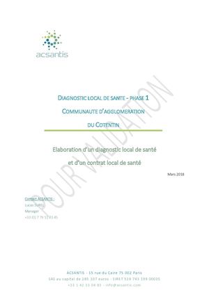5 Diagnostic local de Santé -  Communauté D'agglomération Du Cotentin Vf