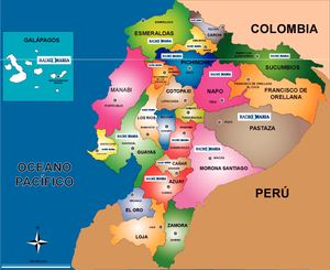 Mapa Ecuador
