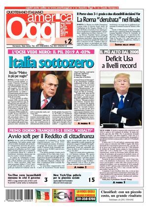 America Oggi 7 Marzo 2019