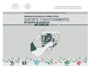 Soporte Y Mantenimiento De Equipo De Cómuto