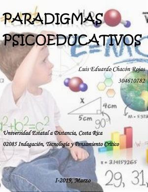 Revista Digital - PARADIGMAS PSICOEDUCATIVOS