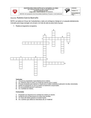 TALLER DE ÁTOMO Y MATERIA