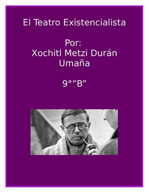 El Teatro Existencialista