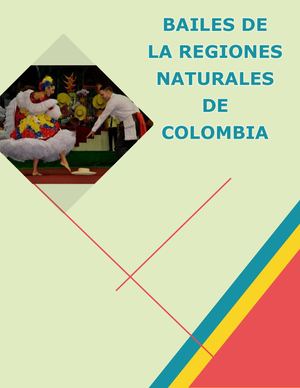 Bailes típicos de las regiones de Colombia