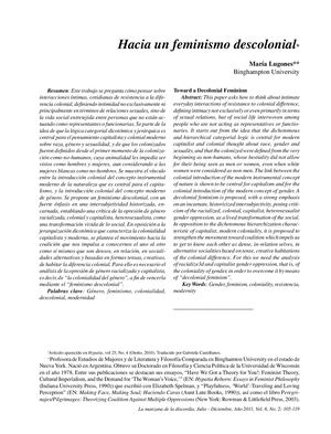 Texto De Feminismo Decolonial