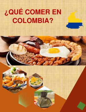 Comida Típica en Colombia