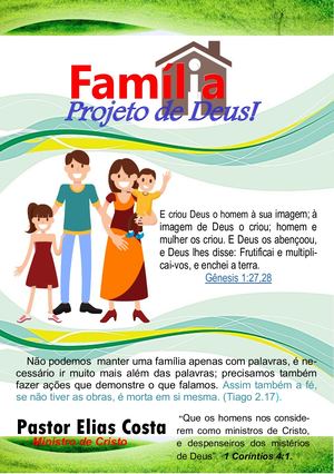 Familia projeto de Deus