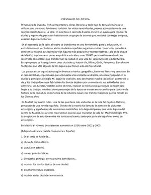 Personajes De Leyenda