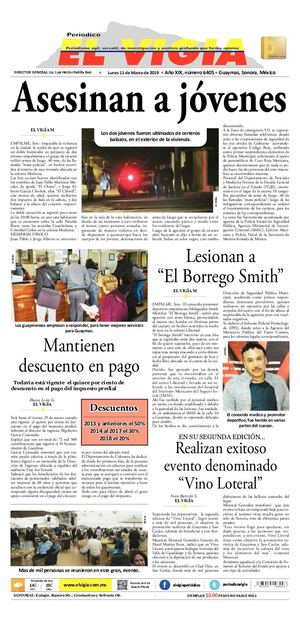 11 de marzo del 2019