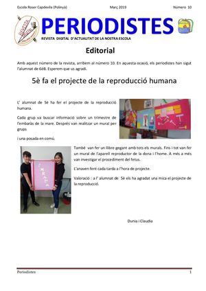 Periodistes número 10