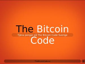 The Bitcoin Code Svenska 2019