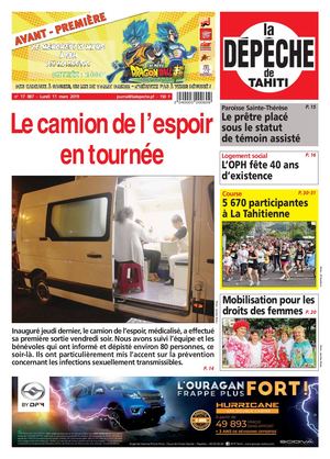 La Dépêche de Tahiti N° 17887 du 11 mars 2019