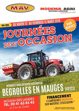 Tract Journées De L'occasion 2019, MODEMA MAV