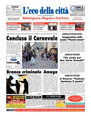 L'eco della città del 12 marzo 2019