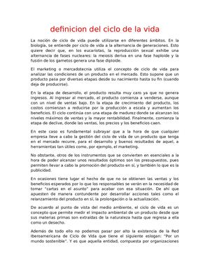 Ciclo Vida
