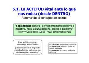 Tema 3b La Actitud Vital Ante Lo Que Nos Rodea