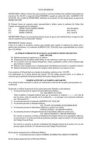 60279595 Guia De Debate Juicio Oral 1 1