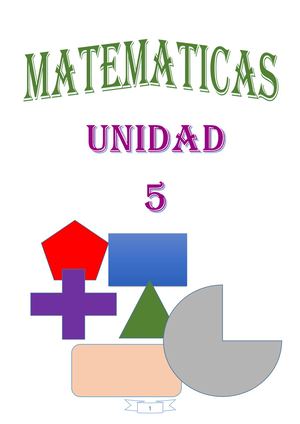 Libro "Unidad 5" Matematicas
