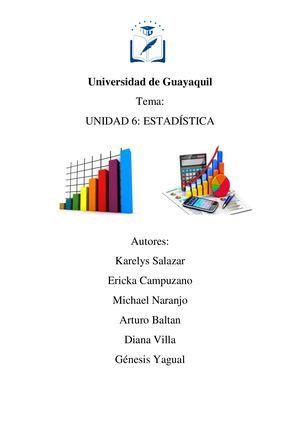 Unidad 6: Estadística