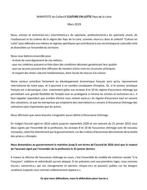 2019 03 Manifeste Culture En Lutte Pd L