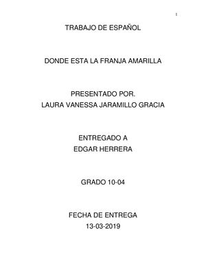 Trabajo Español Donde Esta La Franja Amarilla (2)