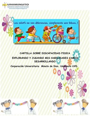 Cartilla Sobre Discapacidad Física