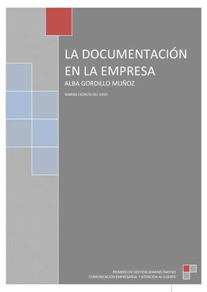 Documentos de la empresa