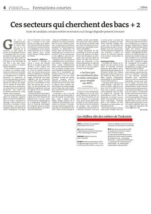 Le Monde Supplément Universités et Grandes Écoles