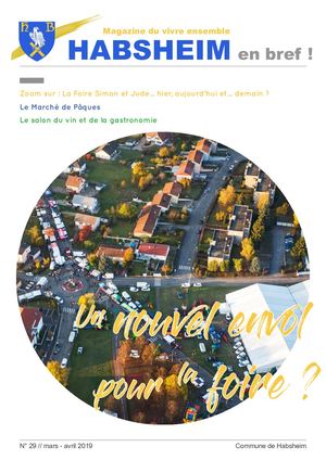 Bulletin N29 Mars / Avril 2019
