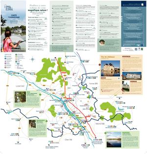Carte touristique 2019 Terres de Loire et Canaux