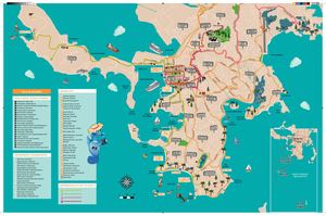 Map of Noumea / Plan de Nouméa