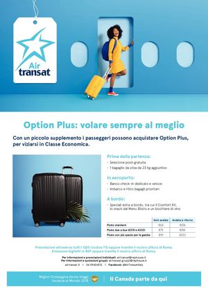 Option Plus Air Transat 2019