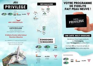 Flyer - Nouvelle Carte Privilège multi-enseignes