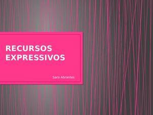 Recursos Expressivos