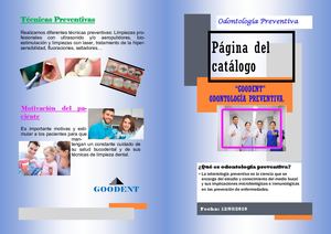 Catálogo Odontología Preventiva