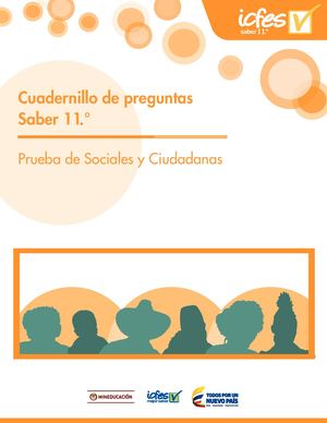 Cuadernillo De Preguntas Saber 11 Sociales Y Ciudadanas