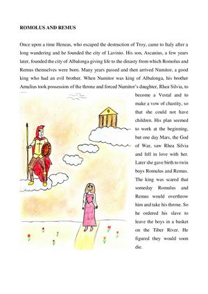 Romolus and Remus with exercises