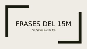Frases Del 15m
