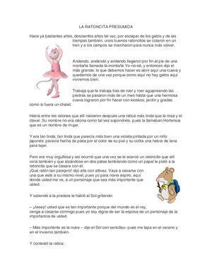 La Ratoncita Presumida