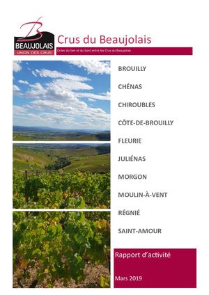 Rapport D'activité 2018 ODG des Crus du Beaujolais